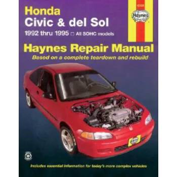 Image 1 of Honda Civic and Del Sol Automotive Repair Manual | J H Haynes