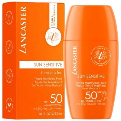 Sun Sensitive Tinted Mattifying Fluid SPF50 водоустойчив, тониращ и матиращ слънцезащитен флуид за чувствителна кожа 30 ml за жени