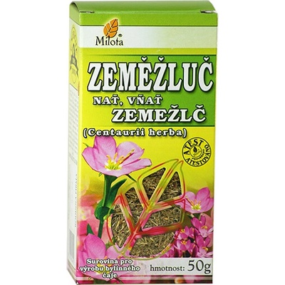 MILOTA Zemežlč lekárska vňať 50 g
