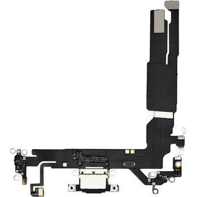 Nabíjecí obvod + Flex kabel iPhone 16 – černý – Aftermarket Plus IPH1688