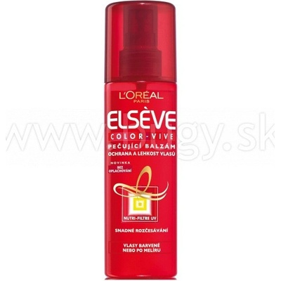 L'Oréal Elséve Color-vive balzam farbené alebo melírované vlasy bez oplachovania 200 ml