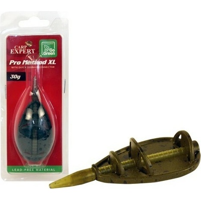 CARP EXPERT PRO METHOD XL KOŠÍK GO GREEN CINK ZLIATINA