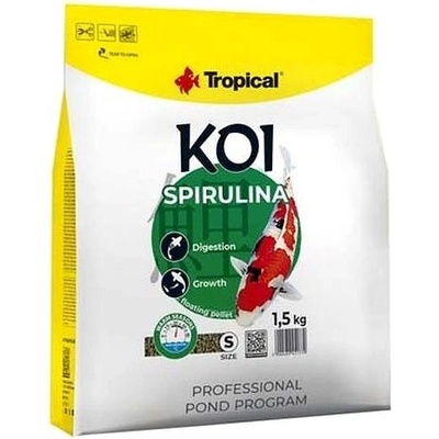Tropical Koi Spirulina Pellet S 5 l 1,5 kg