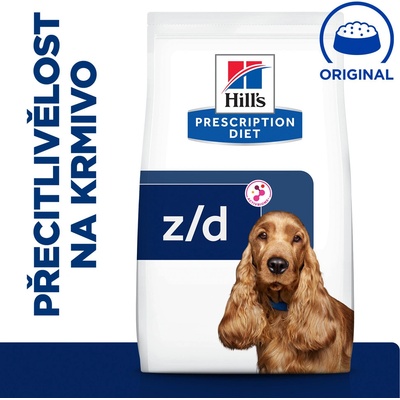 Hill's Prescription Diet Z/D Alergia a starostlivosť o kožu granule pre psov 10 kg