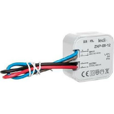 Zamel Napájecí zdroj LED do zapuštěné krabice 12V DC 8W (LDX10000028)