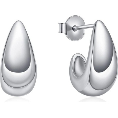 MOISS Stříbrné visací náušnice Tear Drop E0004899