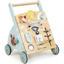 Tender dřevěné 4 roční období Sunshine Baby Activity Walker Leaf Toys s předpovědí počasí