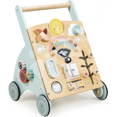 Tender dřevěné 4 roční období Sunshine Baby Activity Walker Leaf Toys s předpovědí počasí