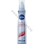 Nivea Пяна за коса Nivea Styling Mousse Color Care & Protect, p/n NI-86946 - Пяна за боядисана коса с екстра силна фиксация (NI-86946)