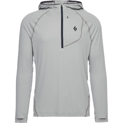 Black Diamond Мъжка блуза с дълъг ръкав Black diamond Alpenglow Pro Hoody Longsleeve - Pewter II - размер XL (016-7871-0614)