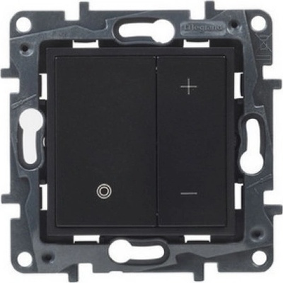 LEGRAND Stmívač NILOÉ STEP 863553 tlačítko 400W černá 863553