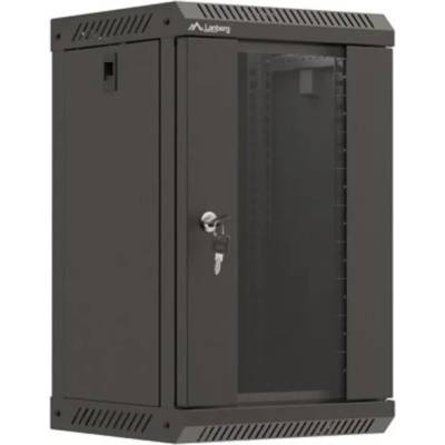 Lanberg Комуникационен шкаф Lanberg 10 9U (300x300), Монтаж на стена, Черен | WF11-3309-10B (WF11-3309-10B)