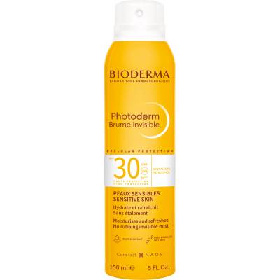 BIODERMA Photoderm Слънцезащитен прозрачен спрей Brume Invisible, SPF30, 150 ml