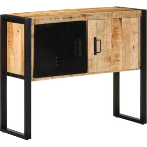 vidaXL Конзолен шкаф 90x35x75 cm Масивна груба дървесина Манго (4013571)