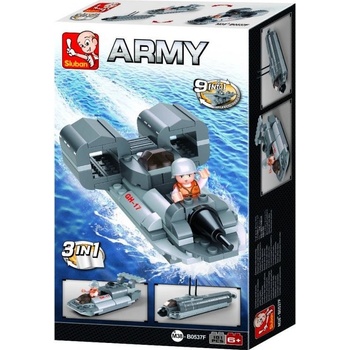 Sluban B0537F Aircraft Carrier Vznášedlo 3v1 101 ks