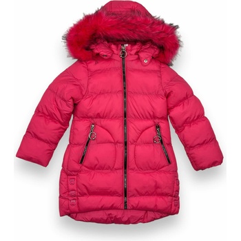 Dievčenské zimné bunda ružová