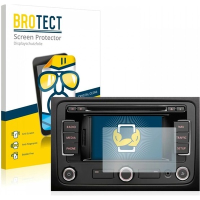 Ochranné fólie 2x BROTECT HD-Clear Screen Protector for Volkswagen Passat B7 2010-2015 RNS 315 5" – Zboží Mobilmania