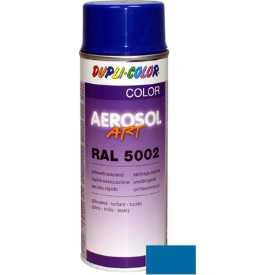 Dupli color Aerosol Art Lesk, rýchloschnúci-univerzálny akrylát v spreji - Ral 5019 400ml