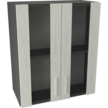 Image 1 of DST Кухненски модул MK-6 dst, 700/600/300, антрацид и бял дъб