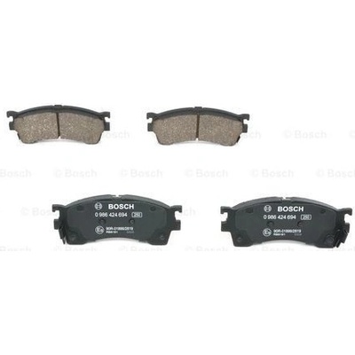 BOSCH Sada brzdových platničiek kotúčovej brzdy 0986424694