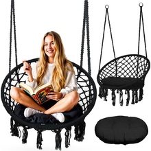 Sofotel Závěsné zahradní křeslo BOHO Černá houpačka