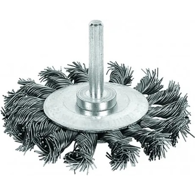 Raider Четка телена за бормашина Ø 75 мм плоска, плетена raider