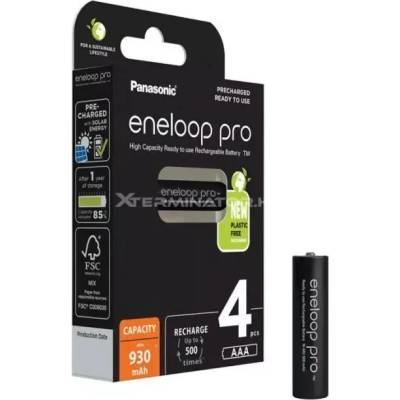 Panasonic Eneloop PRO AAA 930 mAh, 4 бр. презареждаеми (BK-4HCDE/4CP) (BK-4HCDE/4CP)