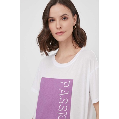 Mos Mosh Памучна тениска Mos Mosh в лилаво (160840)