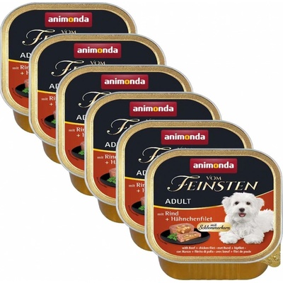 Animonda Vom Feinsten Adult hovädzie plnené kuracím filetom 6 x 150 g