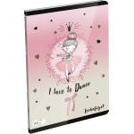 LIZZY Тетрадка LIZZYSULI A/5, 40 листа, „Tiny Dancer Lovely Ballerina 7500174003 (7500174003)