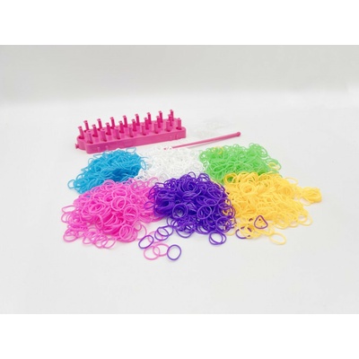 Alltoys Kreatívna súprava na výrobu náramkov Loom Band 1200 ks