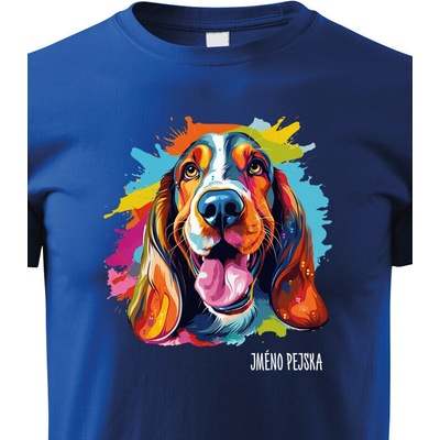 Dětské tričko Baset Modrá Canvas Dětské tričko 2424