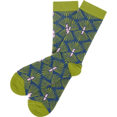 Tranquillo Дамски спортни чорапи Tranquillo Women's Sneakersocken Sedaa Sports socks - Black Fan - размер 35-38 (EU) (207-1498-0111)