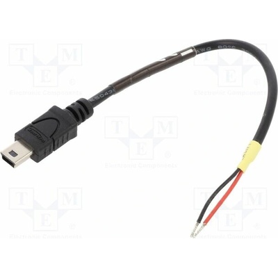Delock 85251 USB 2.0 USB B mini vidlice 100mm černý