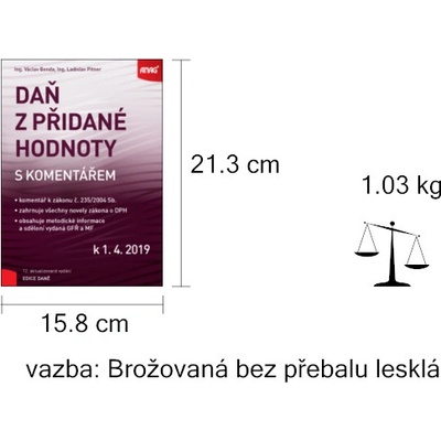 Daň z přidané hodnoty s komentářem k 1. 4. 2019 - Ladislav Pitner