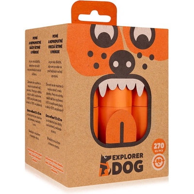 Explorer Dog Sáčky recyklované na psí exkrementy 270 ks