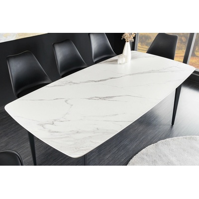 Bighome MILANO 160cm Keramický Biely Mramor