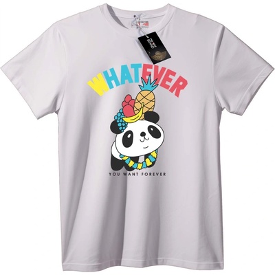 NOONEBRAND Тениска Панда Плод Whatever - XS, Black