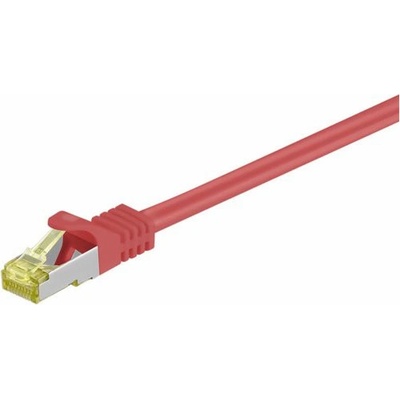 Goobay 21.92.2151 S/FTP patch, kat. 7, s konektory RJ45, LSOH, 3m, červený