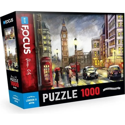 Blue Focus Games - Puzzle London, England - 1 000 piese