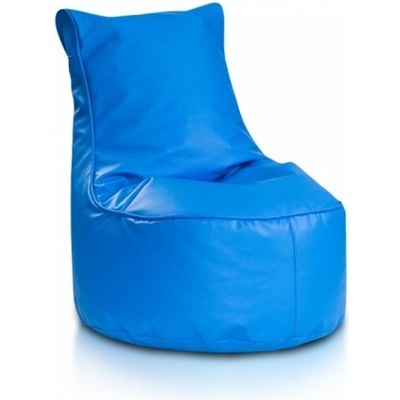 Ecopuf MINI SEAT S ekokůže E19 Světle modrá