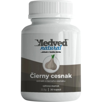 Medveď natural Černý česnek 30 kapslí