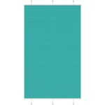 vidaXL Плисирана щора, петролно зелена, 120x200 см, ширина на плата 119, 4 см, полиестер (4015419)