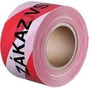 Den Braven Bariérová páska 75 mm x 250 m červeno-bílá Zákaz vstupu