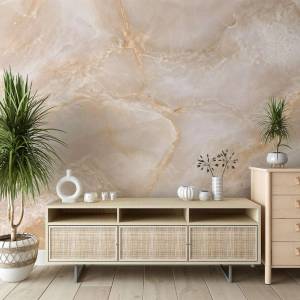 Art Gift Decor Фототапет бежов оникс мрамор