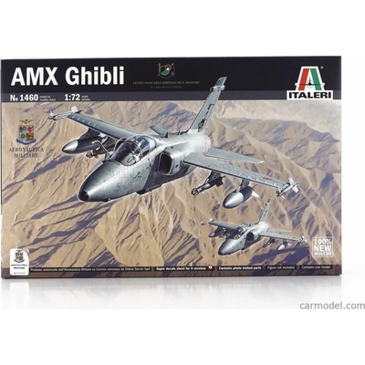 Vojenské lietadlo Italeri Embraer Amx Ghibli 1985 1:72 /