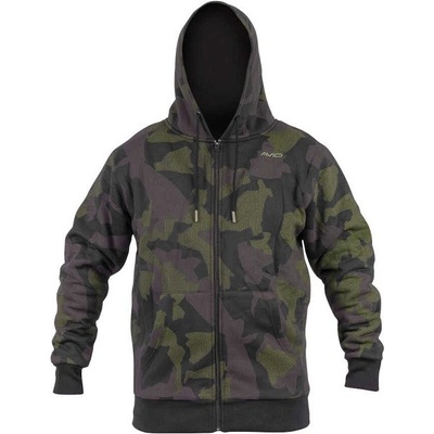Avid Carp Mikina Distortion Camo Hoodie