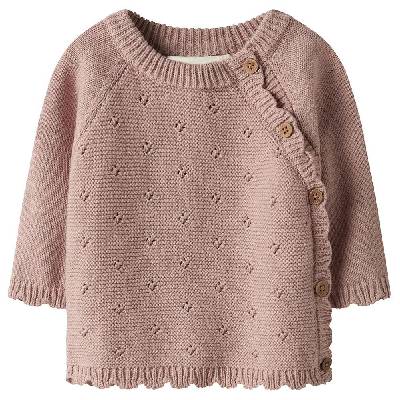 Блуза Name it Laguna Wrap Lil´Atelier sweater - Beige / Brown (Misty Rose)