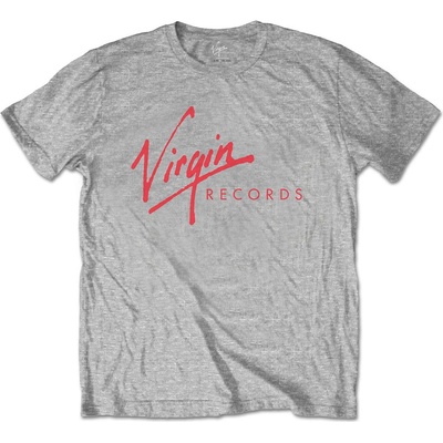 Virgin Records tričko Logo šedé