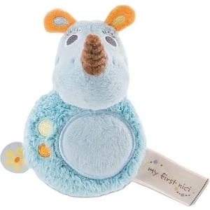 NICI Мека играчка с дрънкалка NICI - Носорогът Мануфи, 12 cm (46585) - ozone
